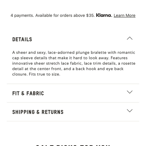 SKIMS stretch lace bralette M - Picture 4 of 7